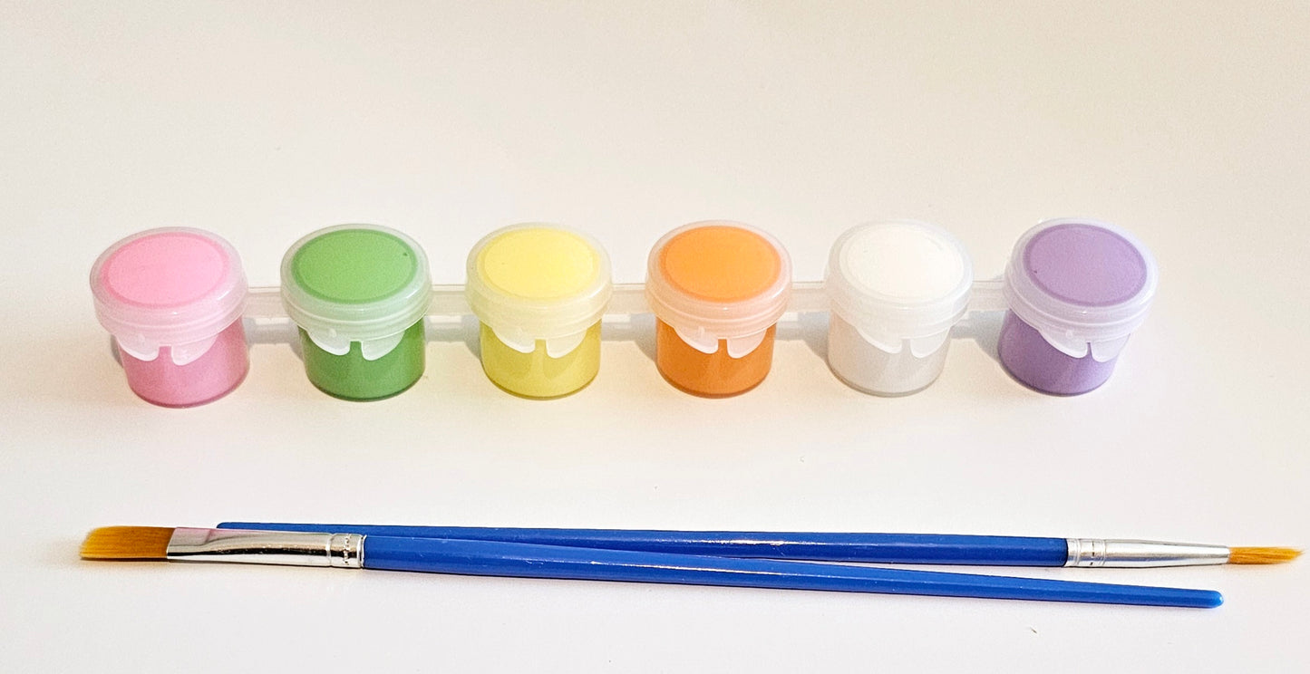 Custom Easter DIY Paint Kit | Easter Basket Stuffer for Girls and Boys | Personalized | Easter Bunny